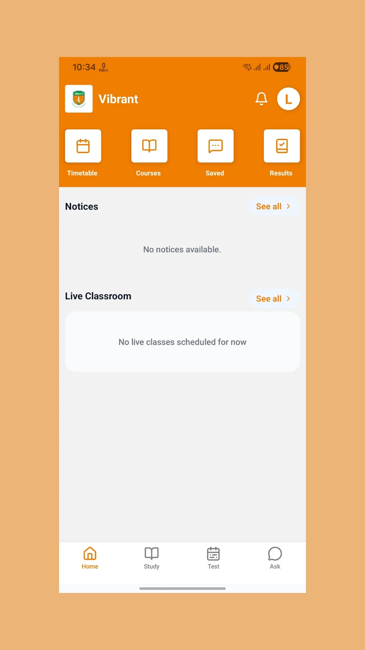 Vibrant online plus screenshot